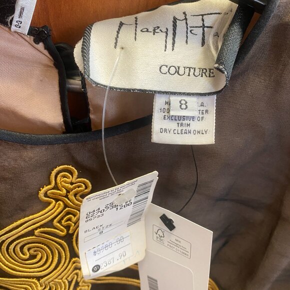 vintage dress by MARY  McFadden Couture - Picture 3 of 4